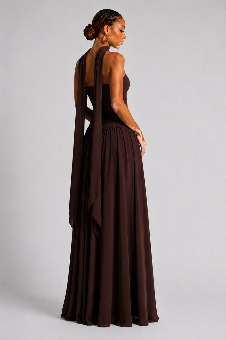 Eryla – Neckholder-Maxikleid