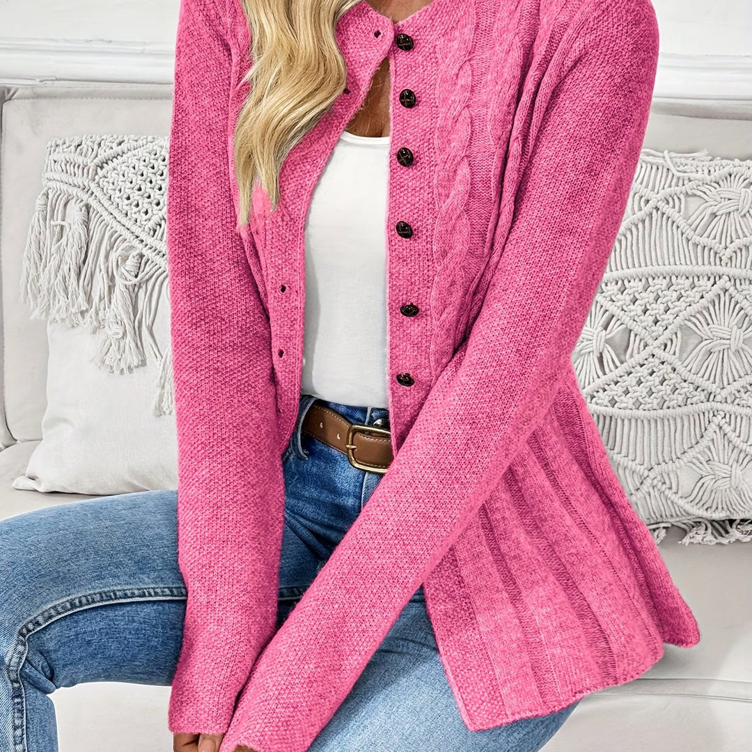 Noreli – Strickjacke mit Twist-Detail