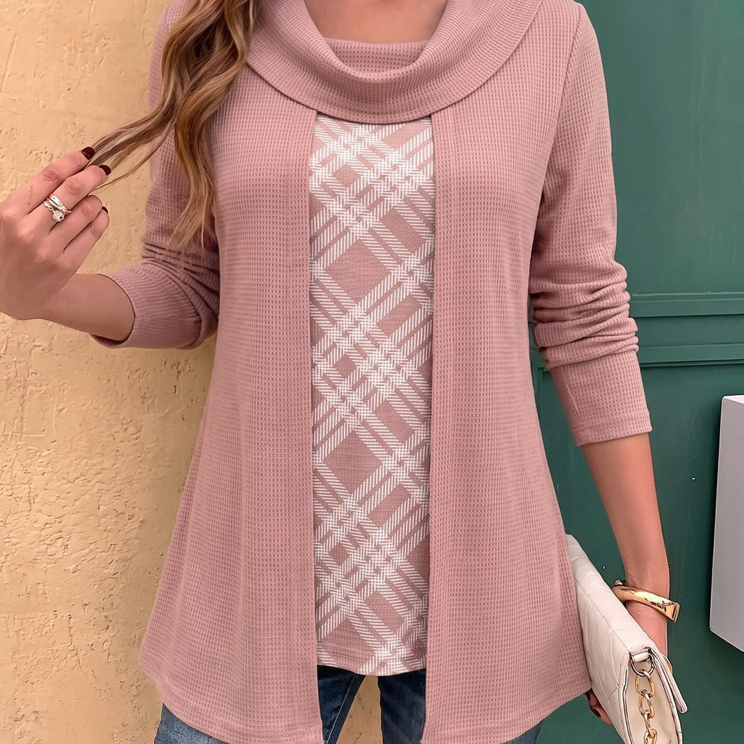 Tivora – Zweiteiler-Optik Strickpullover