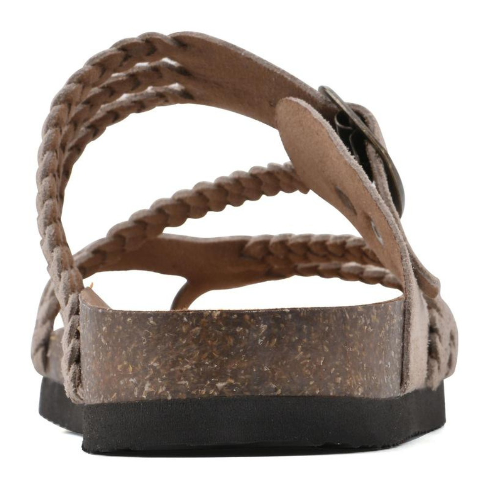 Selira – Geflochtene Wildledersandalen