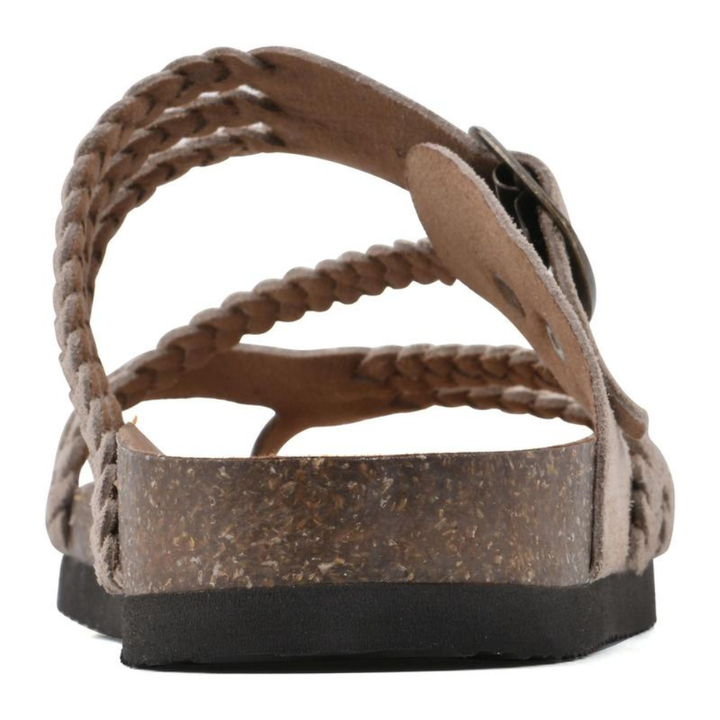 Selira – Geflochtene Wildledersandalen