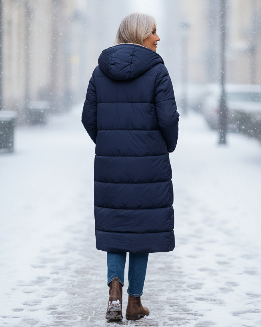 Arlise – Wendemantel mit Sherpa-Futter