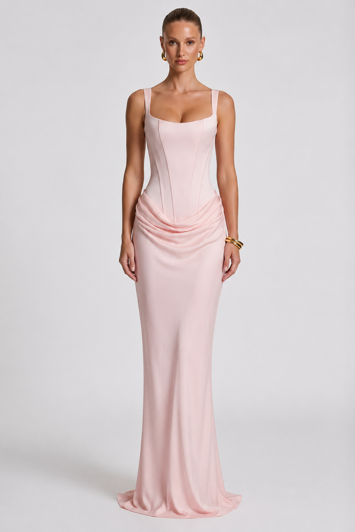 Rheva – bodenlanges Korsettkleid
