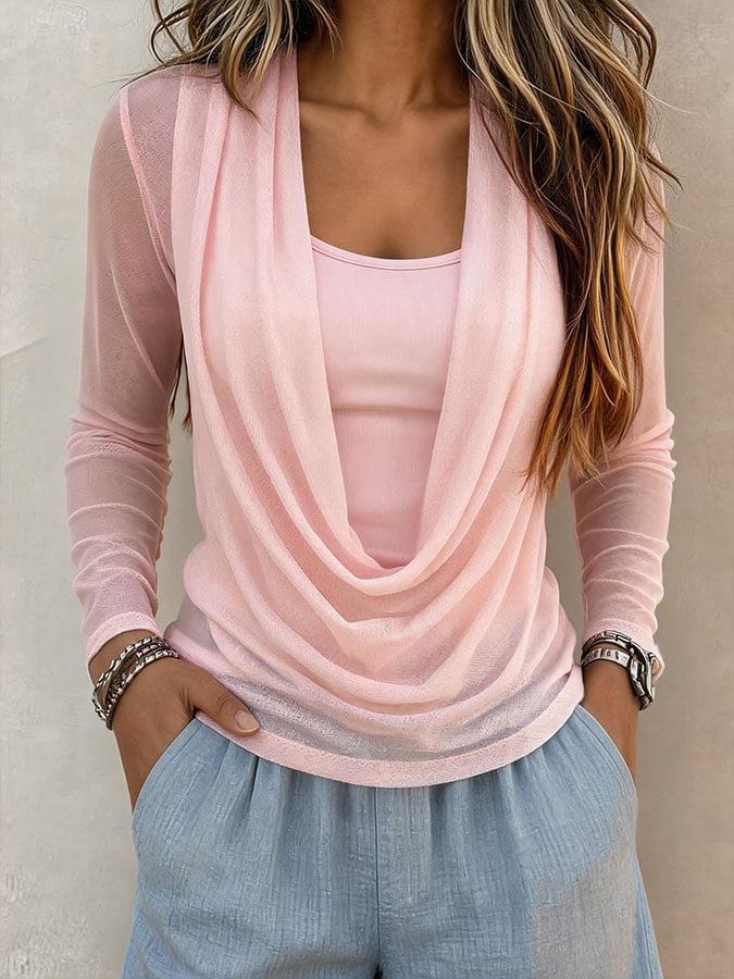 Talira – Langarm-Jersey-Top