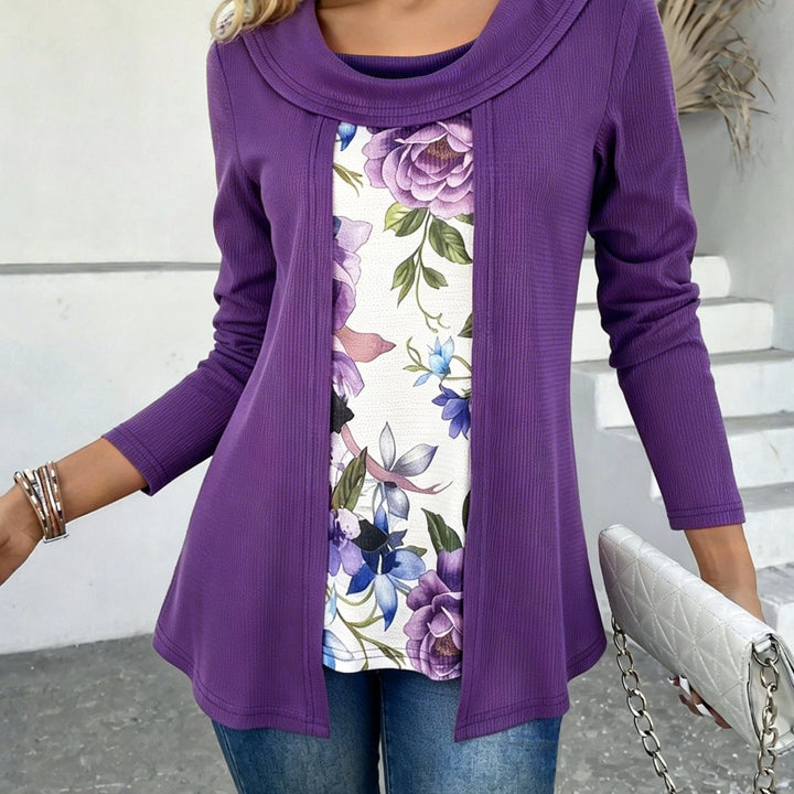 Tivora – Zweiteiler-Optik Strickpullover