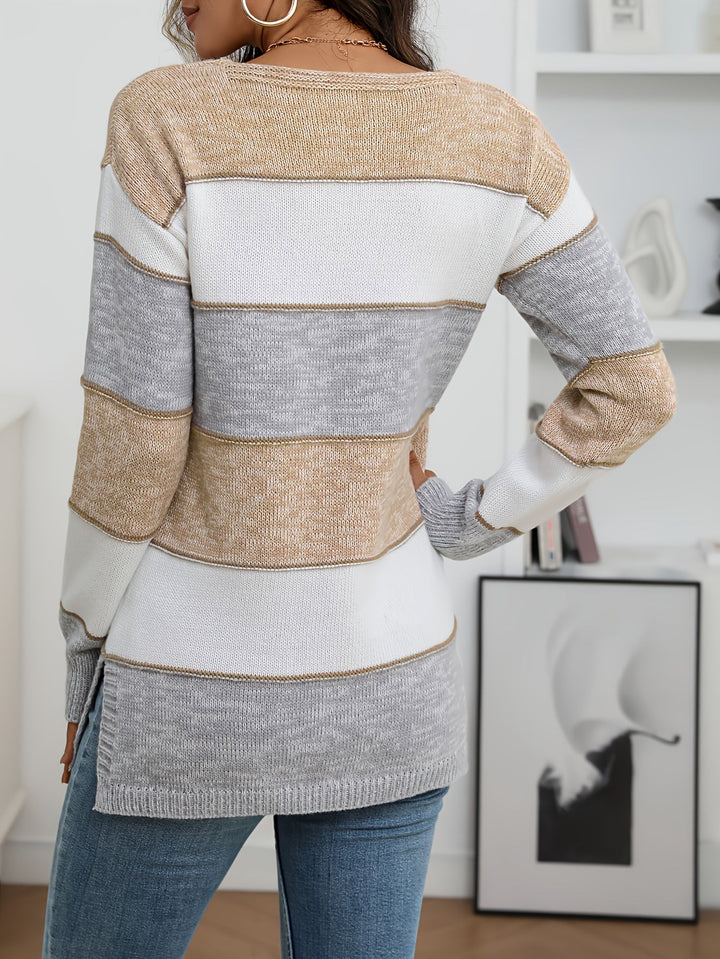 Nevira – Colorblocking-Strickpullover