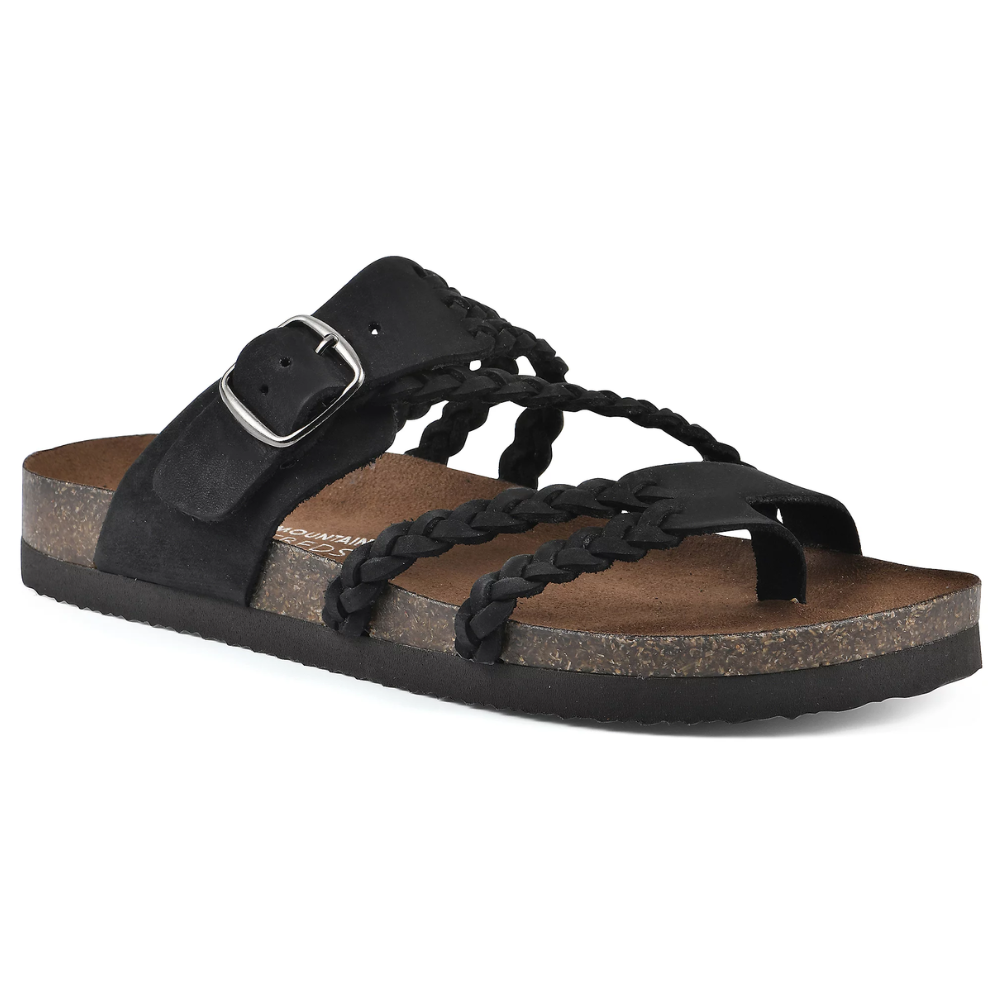 Selira – Geflochtene Wildledersandalen