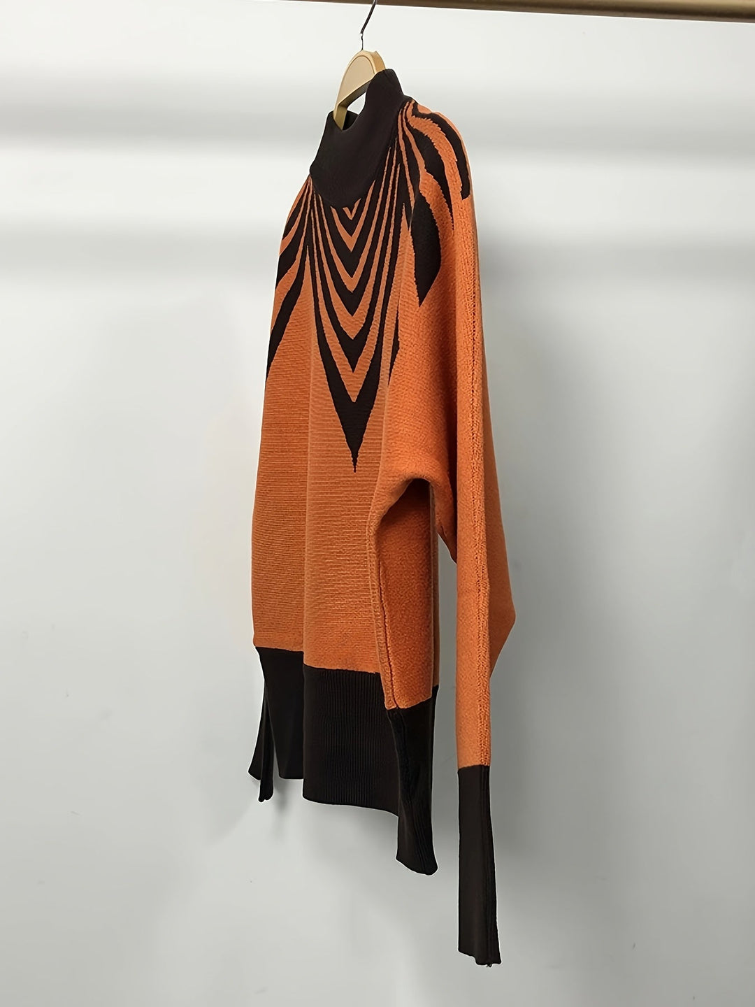 Anevra – Jacquard-Strickpullover in Farbkombination