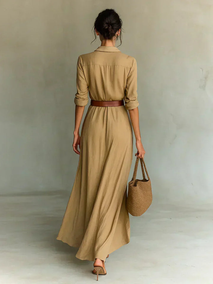 Sevra – Maxikleid mit Gürtel