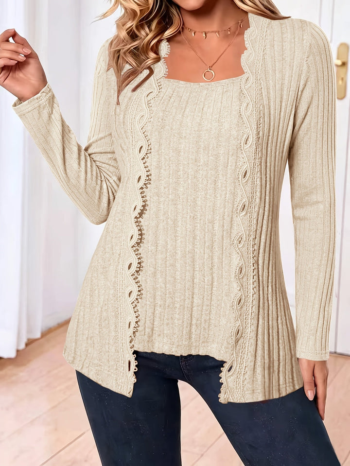 Zirela – Lagenlook Stretch-Stricktop