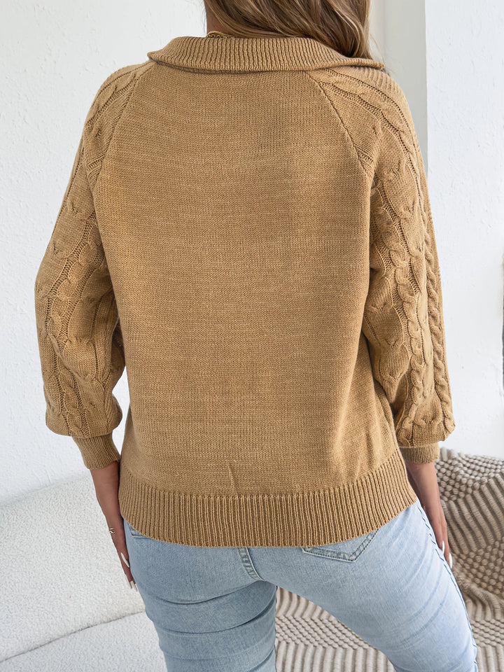 Mevira – Laternenärmel-Pullover
