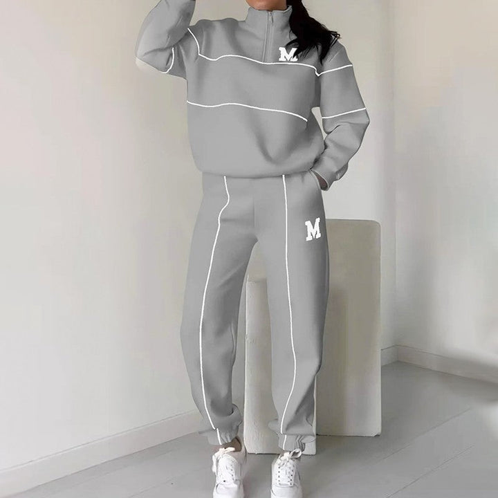 Rilena – 2-teiliges Sweatshirt-Set mit Seitenstreifen