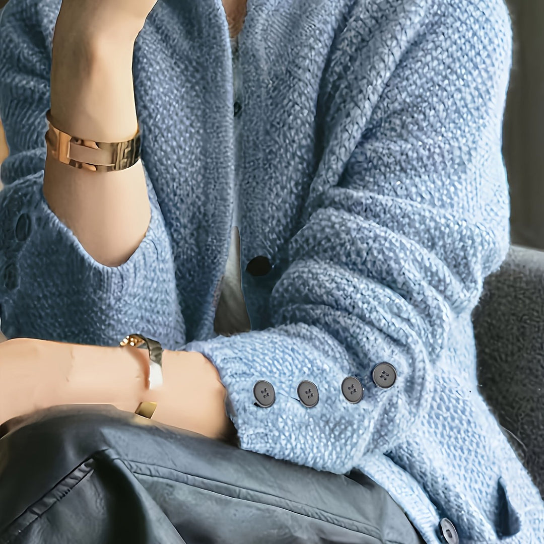 Avenya – Stehkragen-Strickpullover