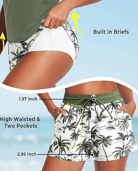 Rilena – Tankini-Set mit Taschen und Boyshorts