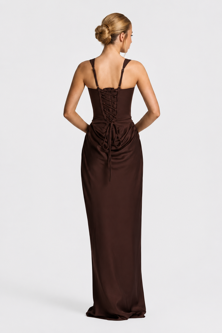 Rheva – bodenlanges Korsettkleid