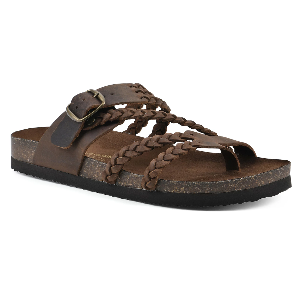 Selira – Geflochtene Wildledersandalen