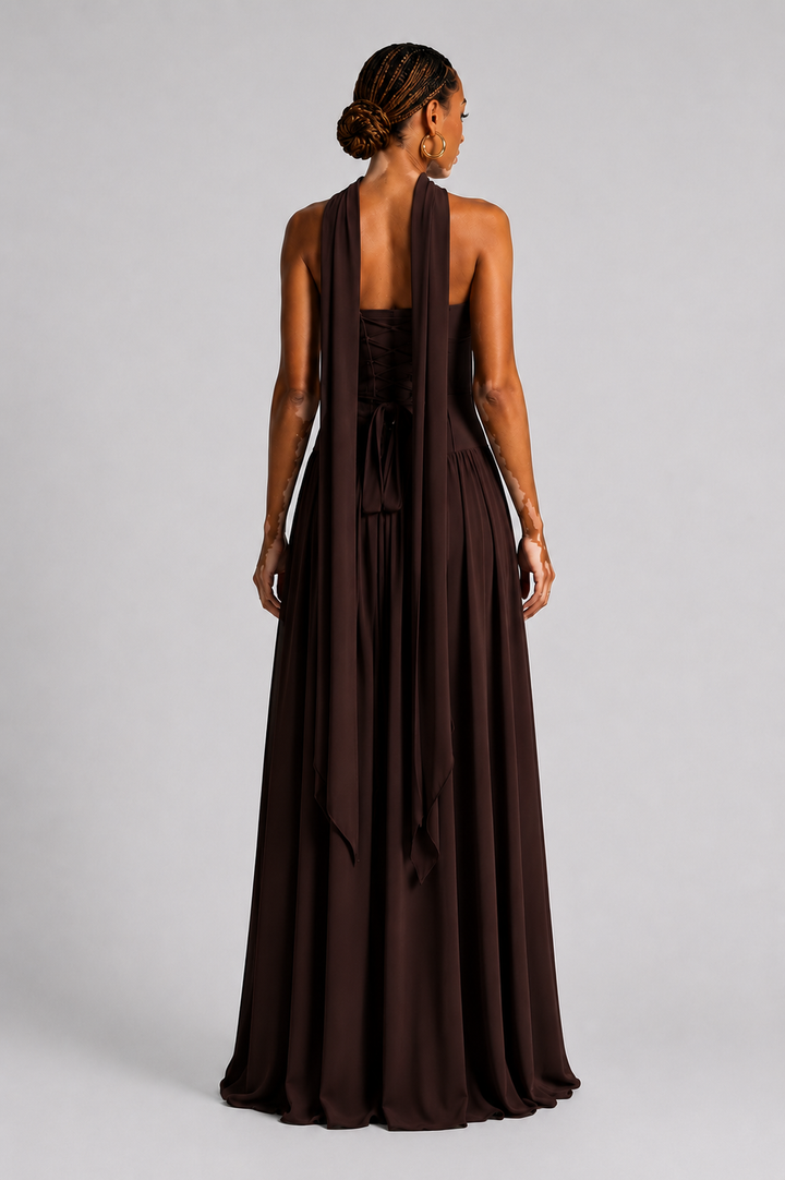 Eryla – Neckholder-Maxikleid