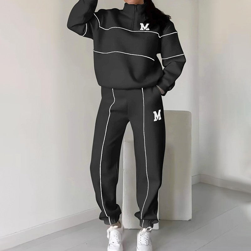 Rilena – 2-teiliges Sweatshirt-Set mit Seitenstreifen