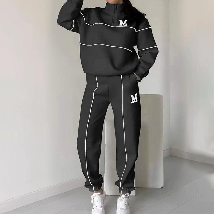 Rilena – 2-teiliges Sweatshirt-Set mit Seitenstreifen