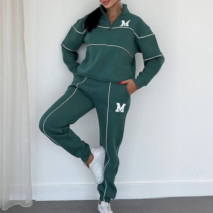 Rilena – 2-teiliges Sweatshirt-Set mit Seitenstreifen