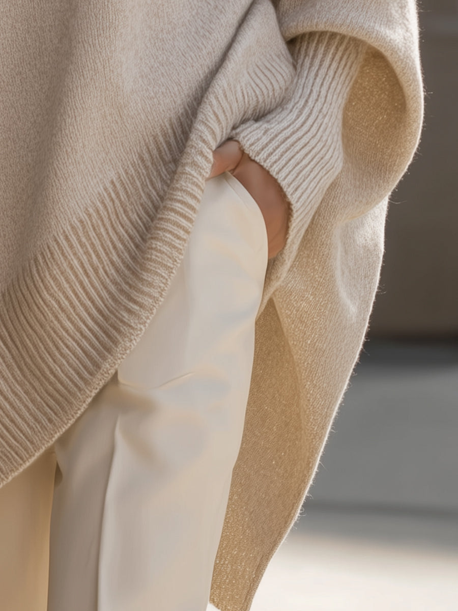 Rivana – Übergroßer Strickpullover