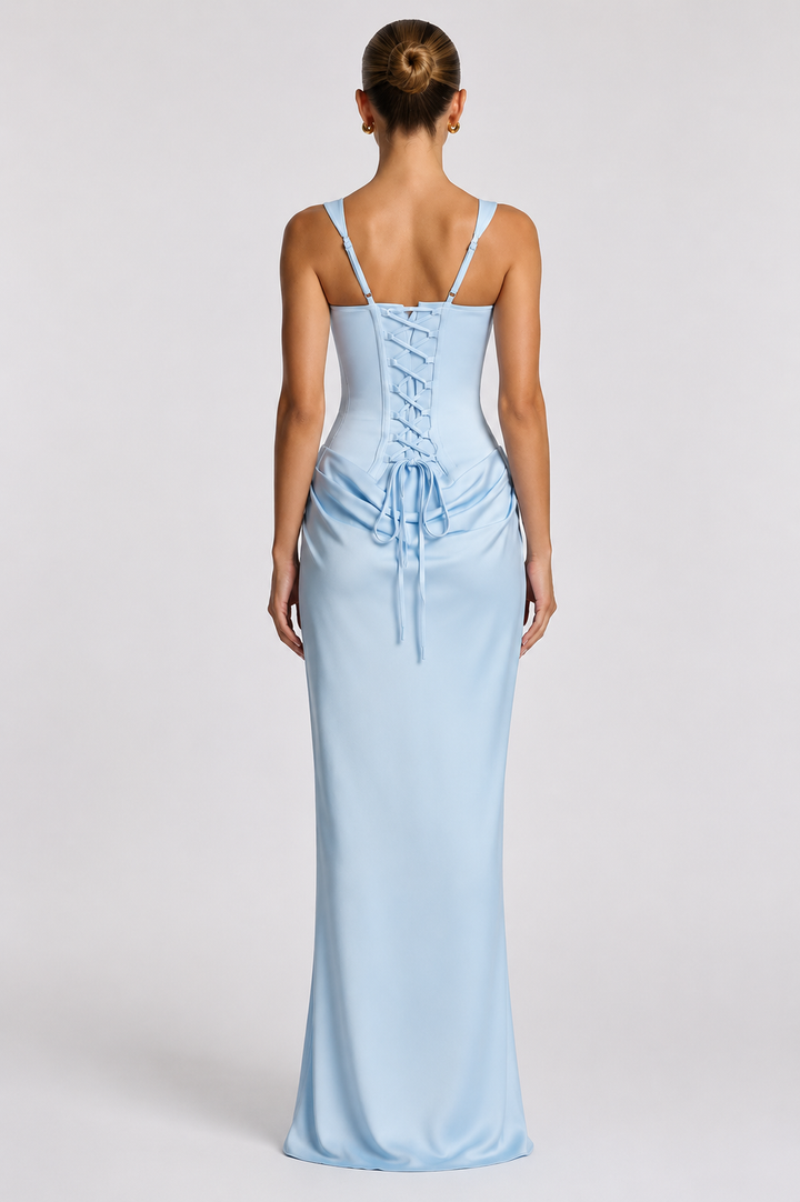 Rheva – bodenlanges Korsettkleid
