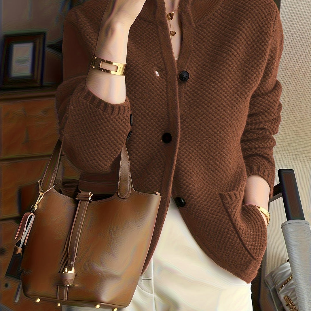 Avenya – Stehkragen-Strickpullover