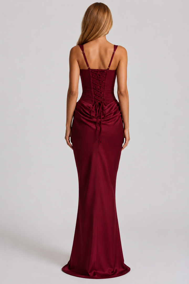 Rheva – bodenlanges Korsettkleid