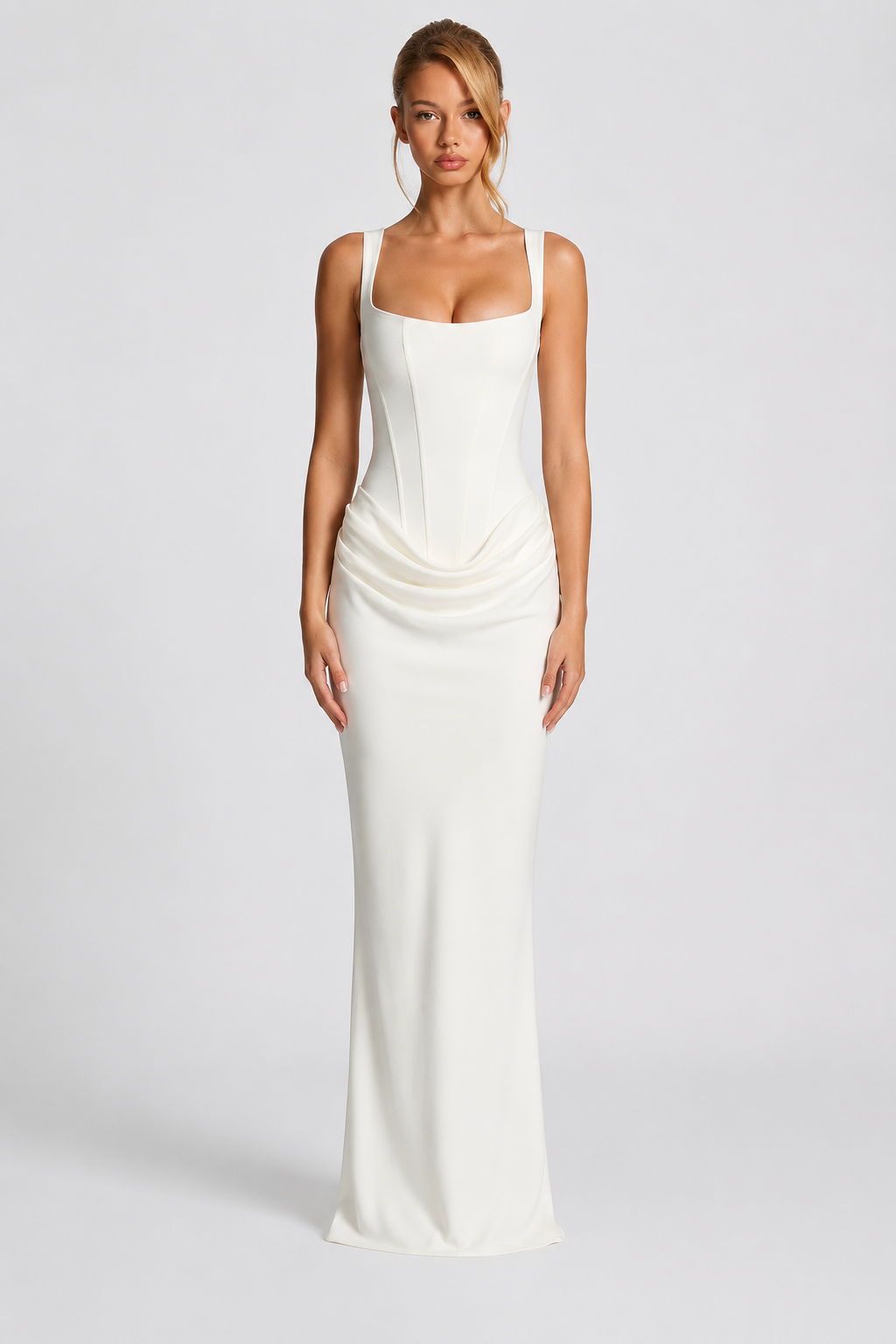 Rheva – bodenlanges Korsettkleid