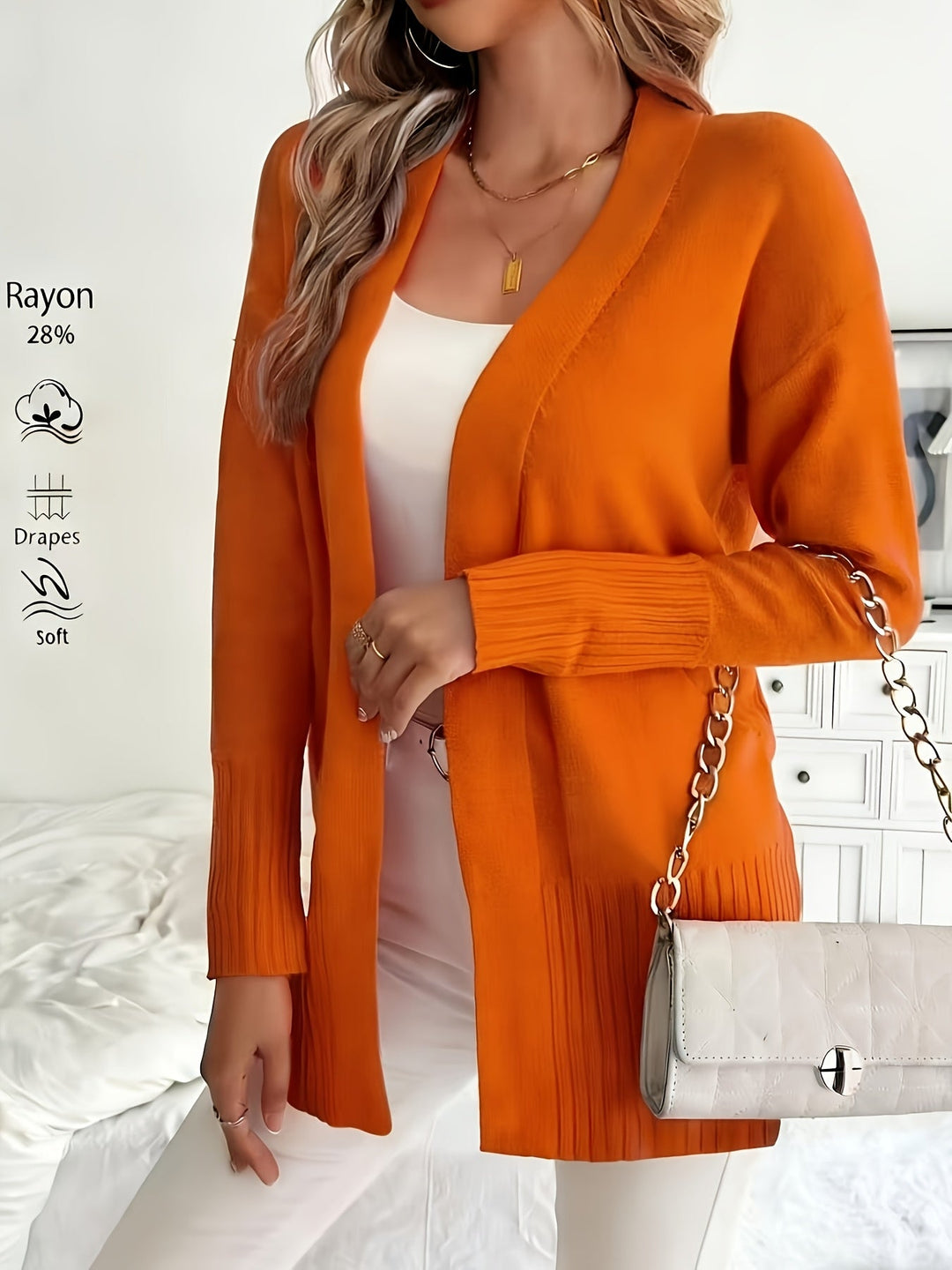 Tivora – lange Strickjacke