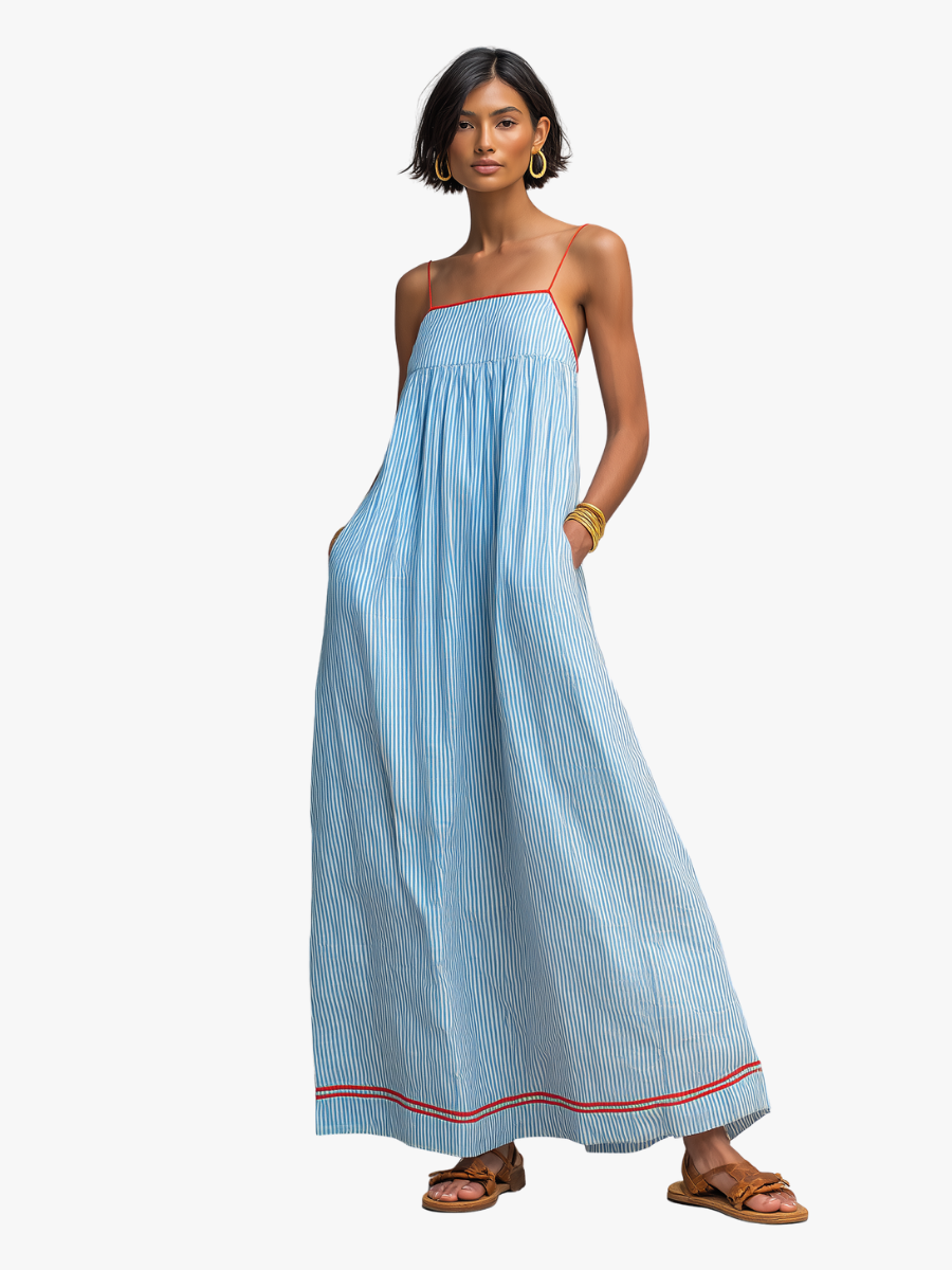 Iverra – drapiertes gewebtes Kleid