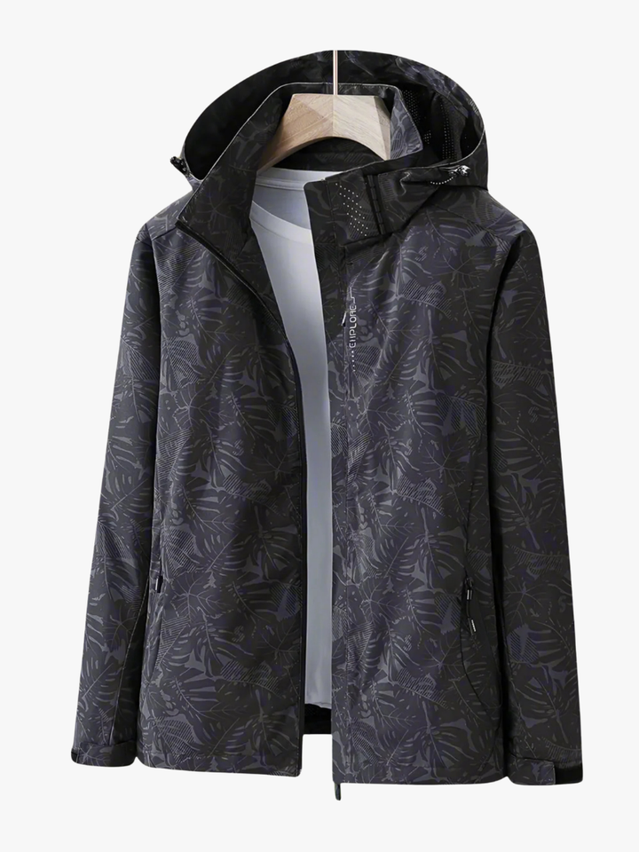 Luniva – Wasserabweisende Jacke mit Blattmuster