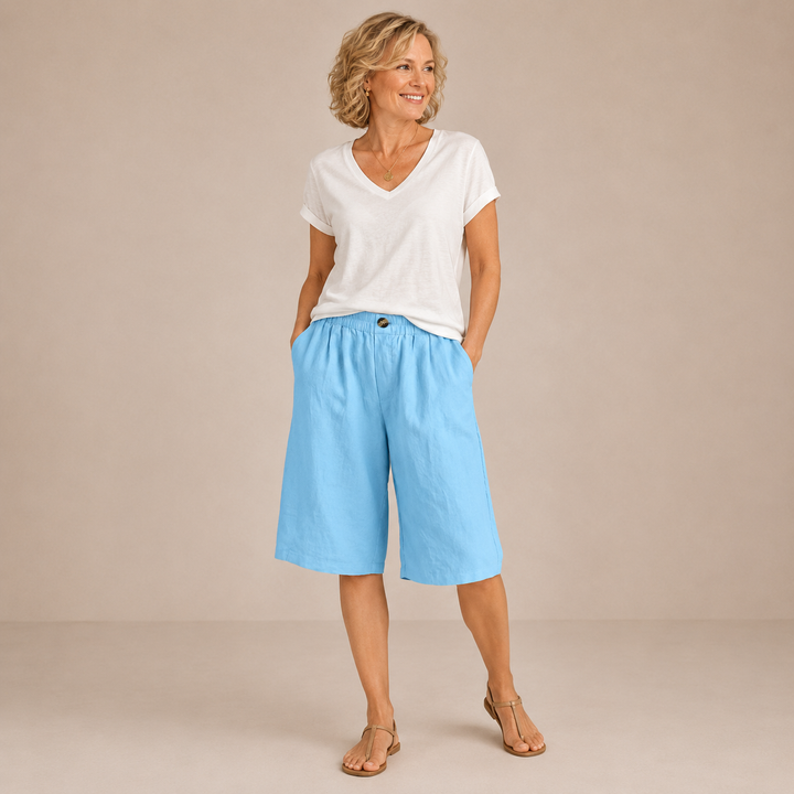 Mevra – Shorts mit elastischem Bund