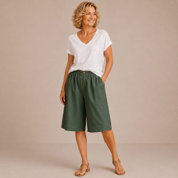 Mevra – Shorts mit elastischem Bund