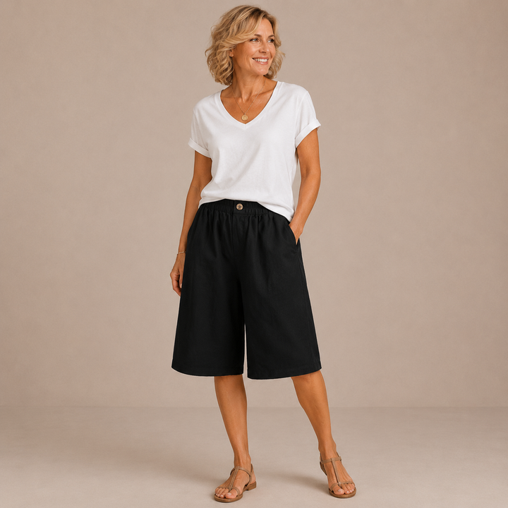 Mevra – Shorts mit elastischem Bund