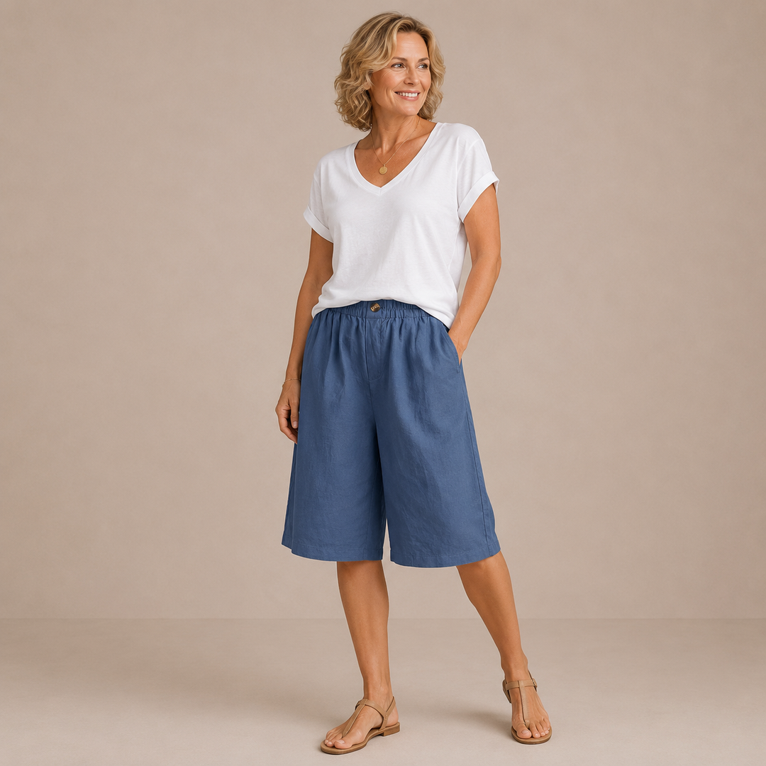 Mevra – Shorts mit elastischem Bund