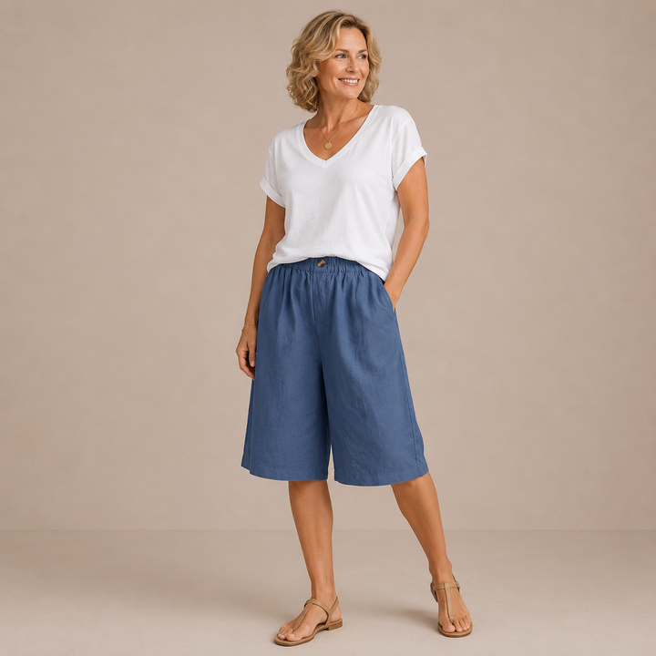 Mevra – Shorts mit elastischem Bund