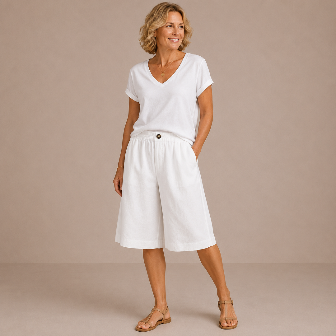 Mevra – Shorts mit elastischem Bund