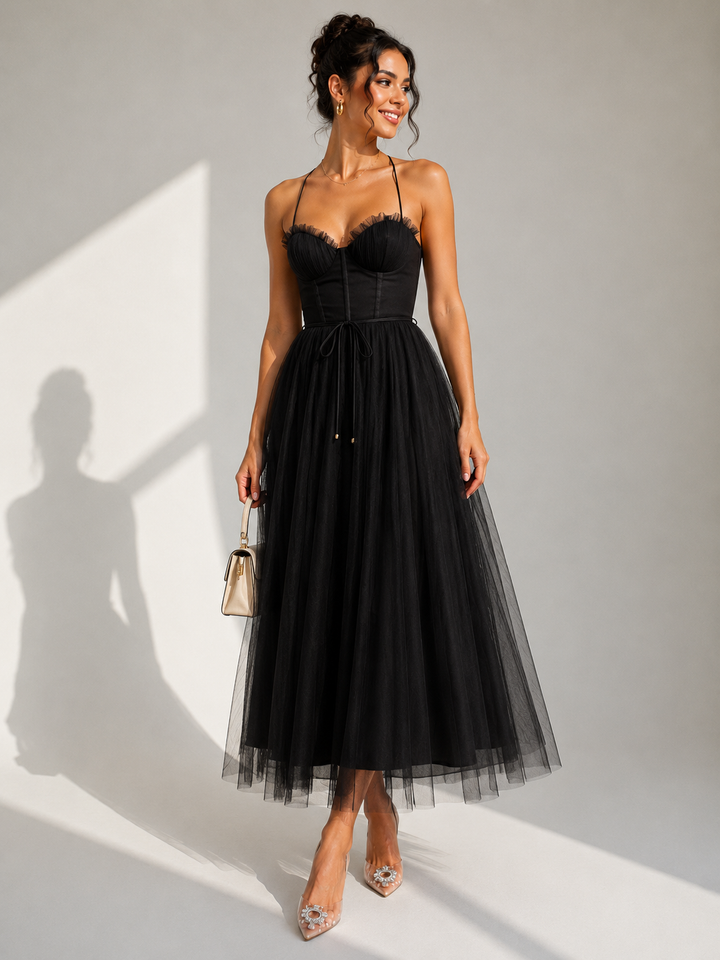 Virela – Offenes Tüllkleid