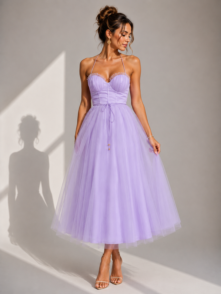 Virela – Offenes Tüllkleid