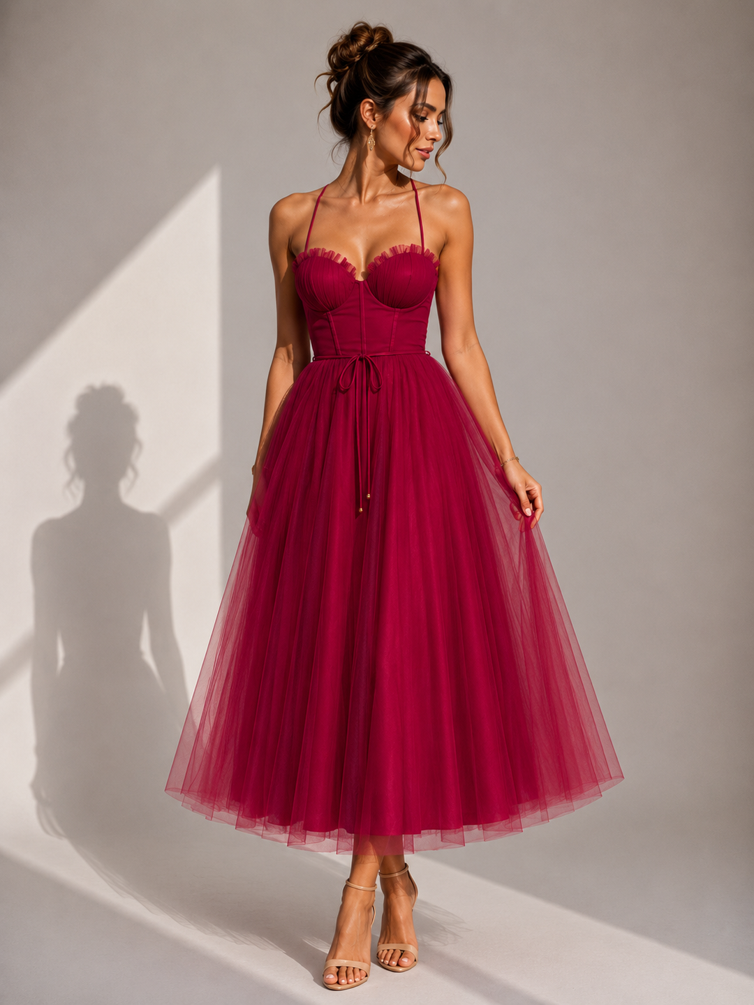 Virela – Offenes Tüllkleid