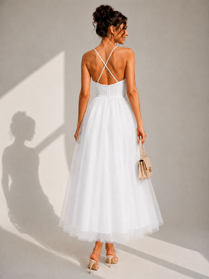 Virela – Offenes Tüllkleid