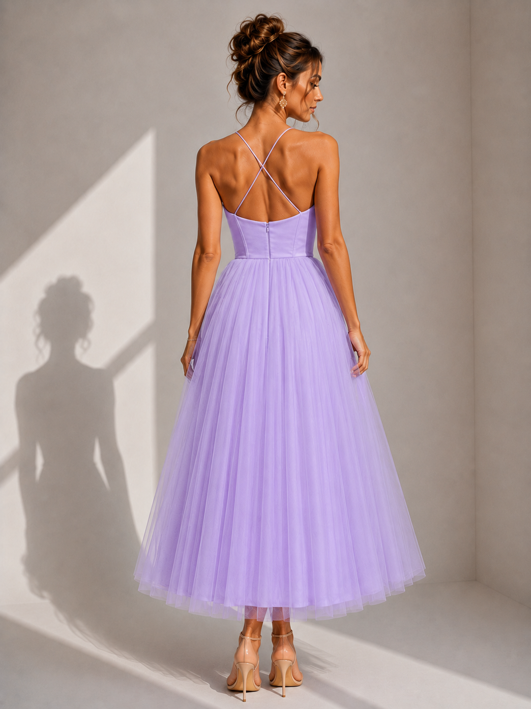 Virela – Offenes Tüllkleid