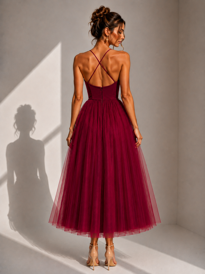 Virela – Offenes Tüllkleid