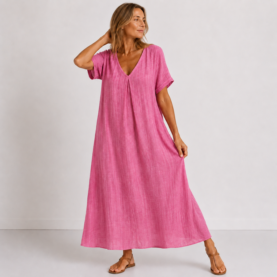 Noreli – V-Ausschnitt, leichtes Kleid