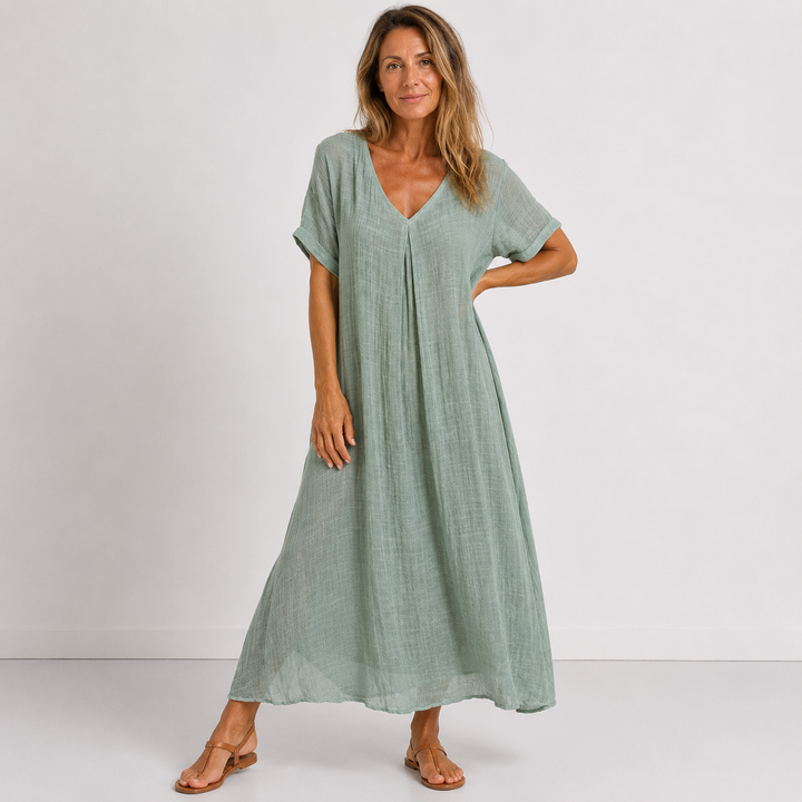 Noreli – V-Ausschnitt, leichtes Kleid