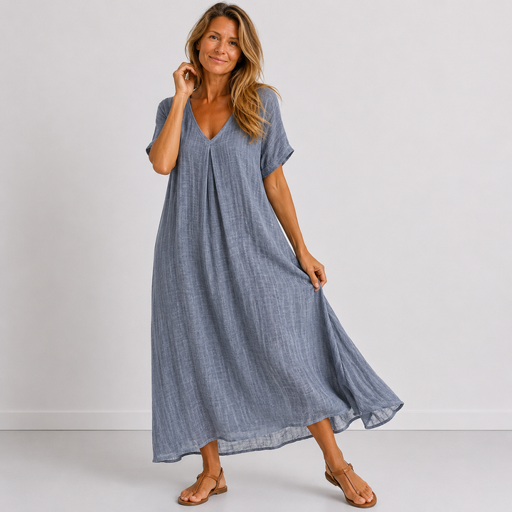 Noreli – V-Ausschnitt, leichtes Kleid