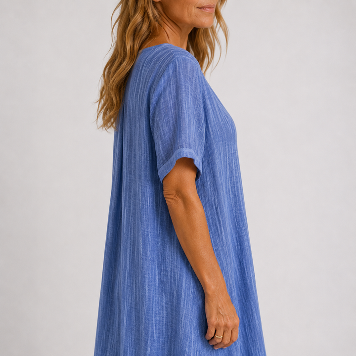 Noreli – V-Ausschnitt, leichtes Kleid