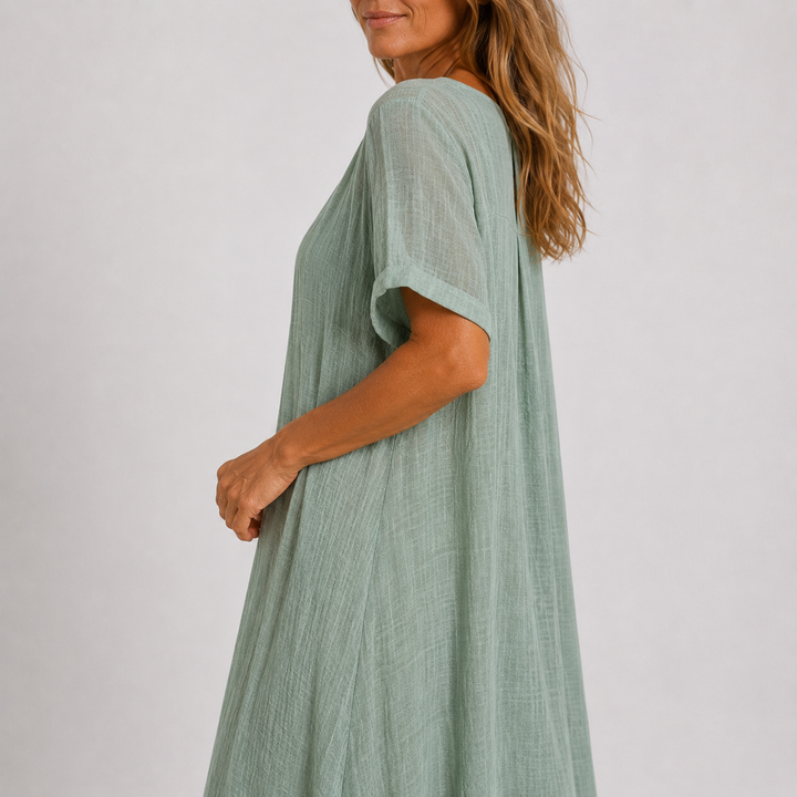 Noreli – V-Ausschnitt, leichtes Kleid