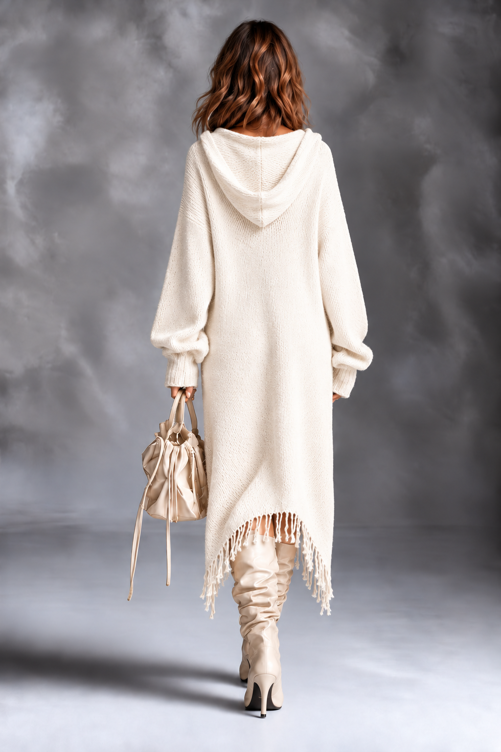 Garise – Kapuzenstrickkleid